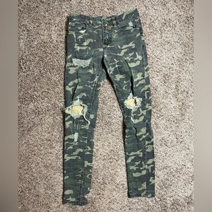 Camo jeans